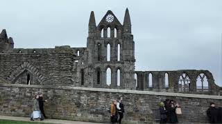 Coastal walk from Whitby Holiday Park To Whitby Abbey Goth Weekend [upl. by Mandell722]