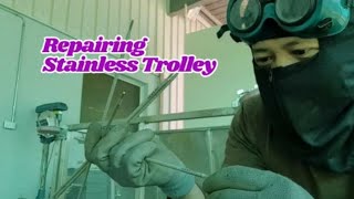 How to Welding Stainless Steel Bar [upl. by Shelbi]