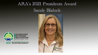 2021 Presidents Award  Sandy Blalock [upl. by Akili]