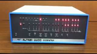 Altair 8800  Video 4  Front Panel Status Lights [upl. by Alita346]