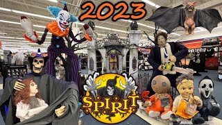 SPIRIT HALLOWEEN New 2023 Decor Full Store Walkthrough [upl. by Annahavas409]