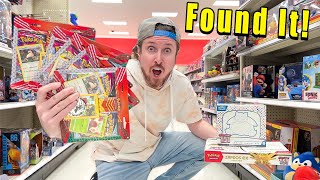 Searching for YouTubes VIRAL POKEMON CARDS in Target opening them [upl. by Garbers805]