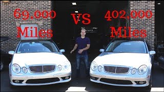 402k Mile VS 69k Mile E55 AMG dyno battleThen One Broke [upl. by Dylana]