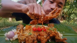 EATING CHICKEN FEET AND THREE 🔥🌶️🌶️🌶️ CHILLY  CHICKEN FEET EATING SHOW  KAKUHAVLOG [upl. by Eicaj]