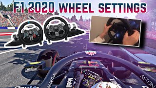 F1 2020 Logitech G92029 Settings With Gameplay [upl. by Ellerihs925]