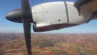 Air Mandalay ATR72200 6T402 Arrival into Heho Airport Rwy 18 [upl. by Lorry]