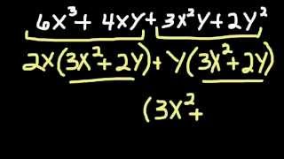 Factoring 4term Polynomials [upl. by Nnybor635]