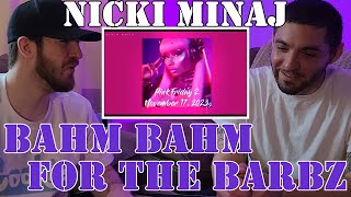 First Time Hearing Nicki Minaj  Bahm Bahm PLUS Bonus For The Barbz  Our 50th Nicki Reaction😤 [upl. by Rosse]