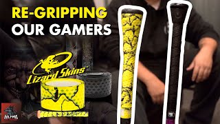 ReGripping Our Gamers with Lizard Skins  Mad Hatter and Gold Legend [upl. by Ibed374]