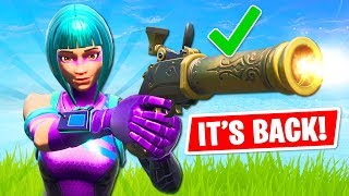 NEW UPDATE FlintKnock Pistol is BACK Fortnite Battle Royale [upl. by Sturrock]