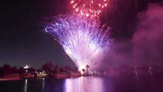 4th of July 2023 Fireworks  Almaden Lake Park  San Jose California [upl. by Sitoiyanap]