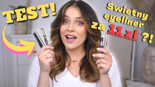 Jaki eyeliner wybrać👀 Kreska w kilka sekund😍TEST 7 TANICH EYELINERÓW Z DROGERII 😱 Rossmann Hebe [upl. by Balsam]