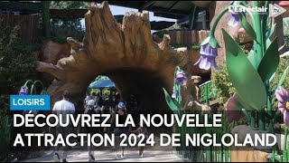 Découvrez la nouvelle attraction 2024 du parc Nigloland [upl. by Idalia172]