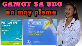 GAMOT SA UBO NA MAY PLEMA  Solmux Robitussin Fluimucil Mucosolvan  Simply Shevy gamot sa ubo [upl. by Iru]