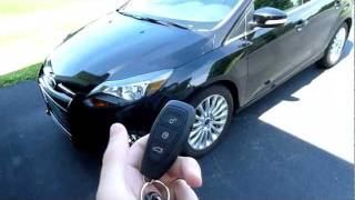 2012 Ford Focus Titanium Intelligent Access demo [upl. by Fabrin601]