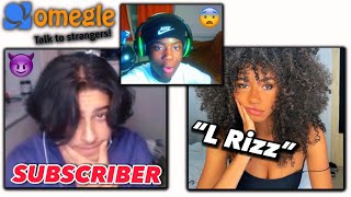 I LET MY VIEWERS RIZZ UP ON OMEGLE BAD IDEA 😈 [upl. by Aibsel]