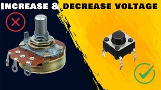 Increase and decrease the voltage with the push Button [upl. by Netniuq692]