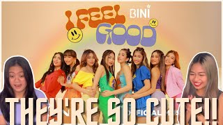 BINI  I Feel Good Official Music Video REACTION Philippines [upl. by Inanak]