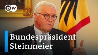 Steinmeier quotDas ist jetzt eine Bewährungsprobe für die Demokratiequot  DW Interview [upl. by Geminius]