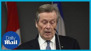 Toronto mayor gets caught cheating with staffer and resigns  John Tory [upl. by Eornom780]