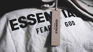 Fear of God Essentials Core Collection Try On Haul [upl. by Nelan162]