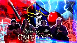 Overlord Openings 14 REACTION What Anime Has The Best Ops  Anime OP Reaction [upl. by Enahsed187]