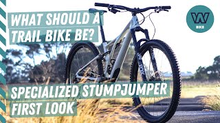 FIRST LOOK  SPECIALIZED STUMPJUMPER TRAIL BIKE [upl. by Thayer]