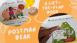 A LiftTheFlap Book Postman Bear Story  Book ReviewNarration flapbooks kidsbooks kidslearning [upl. by Arvell696]