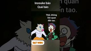 nếu Inosuke làm quỷ và báo Tanjiro [upl. by Rodmun364]