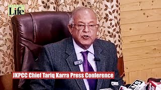 JKPCC Chief Tariq Karra Press Conference [upl. by Anivlac]