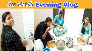 మా తులసి Evening Vlog💃  Thulasi Indu  Cute Sisters  Lovely Sisters  Thulasi Vlog [upl. by Nylesor]