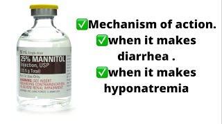 Pharmacology osmotic diuretics Mannitol [upl. by Eppes]