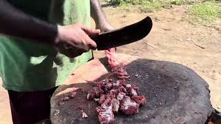 Amazing beef cow tail cut skill [upl. by Palua]