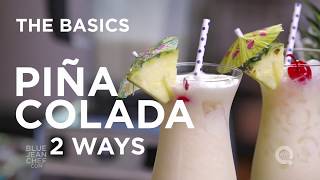 Cómo hacer deliciosa piña colada ¡En menos de 5 minutos [upl. by Letnohs]