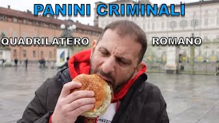 Panini criminali QUADRILATERO ROMANO Torino [upl. by Aikym]