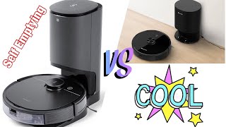 Ecovacs Ozmo T8 Pro with Self Emptying Bin and vibrating Mopping VS Proscenic M7 Pro Self Emptying [upl. by Yht]