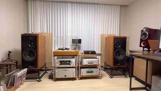 ATC 100 with Audio Research Reference 6 pre 150 power Garrard 301 SPU meister silver [upl. by Valera]