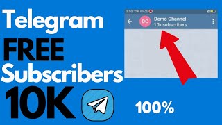 How to get Unlimited Subscribers in Telegram   Tamil [upl. by Tutto398]