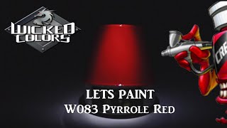 Lets Paint W083 Pyrrole Red [upl. by Rialb924]