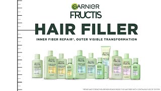 Garnier Fructis Hair Filler for Inner Repair Outer Transformation [upl. by Edora]