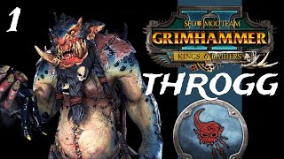 Total War Warhammer 2  SFO Grimhammer II  Norsca  Throgg 1  THE AGE OF THE BEAST [upl. by Aisatan997]