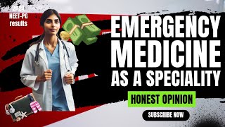 Emergency Medicine in India as a speciality NEETPG [upl. by Naej]