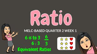 RATIO amp EQUIVALENT RATIOS  GRADE 6 [upl. by Clover]