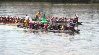 Drachenbootrennen Ladenburg  kurze Fassung [upl. by Aneetsyrk]