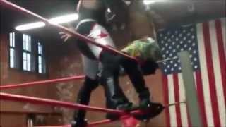 Indy Wrestler  Moonsault Botch [upl. by Shauna]