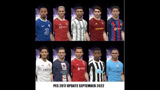 PES 2017 SMOKEPATCH V5 UPDATE SEASON 2023 PREVIEW SP17 [upl. by Dyal426]