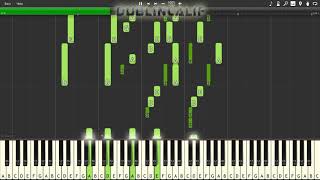 Octopath Traveler  Tressa the Merchant Theme Piano Tutorial Synthesia [upl. by Aivatnahs]