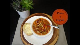 Pasta E Fagioli Soup Recipe [upl. by Rolfston]