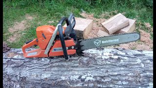 Holzfforma G372XP Husqvarna clone Chainsaw ReviewTear downTipsETC [upl. by Yllier]