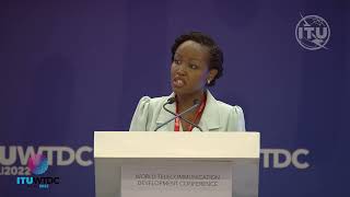 WTDC Kigali 2022 Hon Paula Ingabire Minister ICT and Innovation Rwanda  Opening Speech [upl. by Lerred]